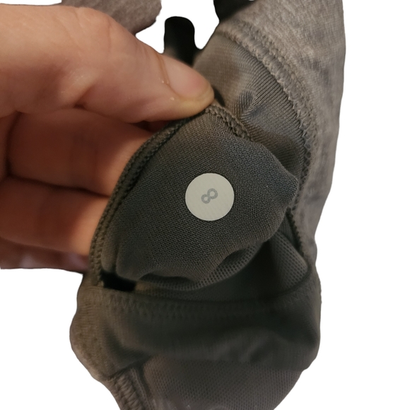 Lululemon Energy Bra Exhale Heathered Slate / Battleship / Pink Sz 8 - Picture 10 of 10